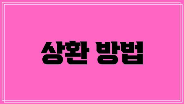 상환 방법