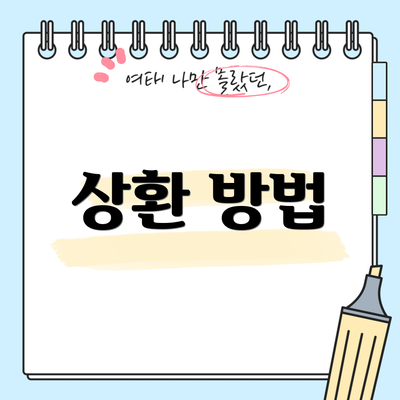 상환 방법