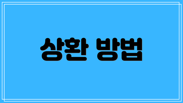 상환 방법
