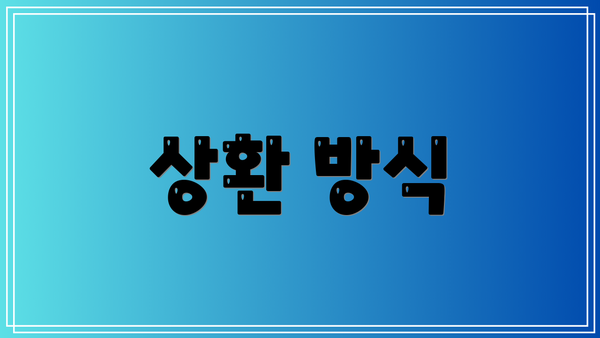 상환 방식