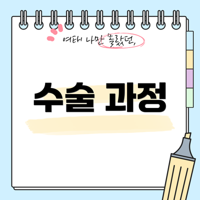 수술 과정
