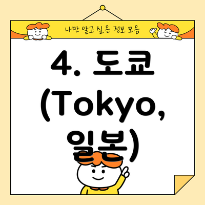 4. 도쿄 (Tokyo, 일본)