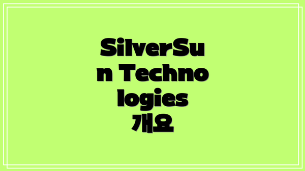 SilverSun Technologies 개요