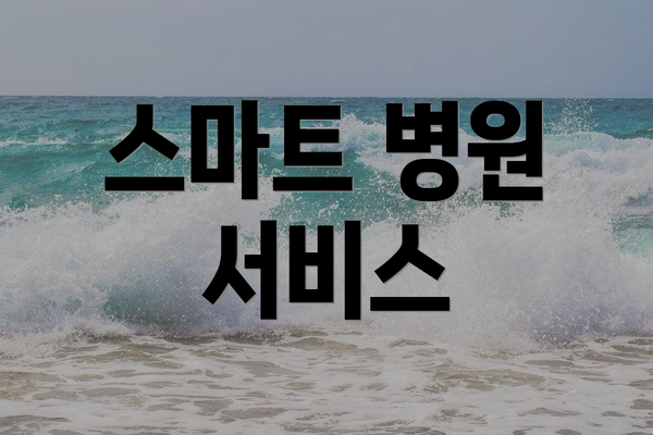 스마트 병원 서비스