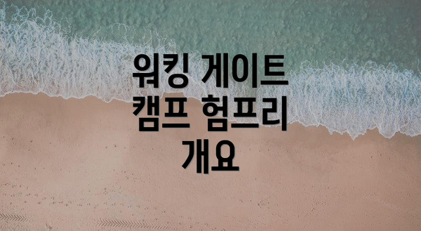 워킹 게이트 캠프 험프리 개요