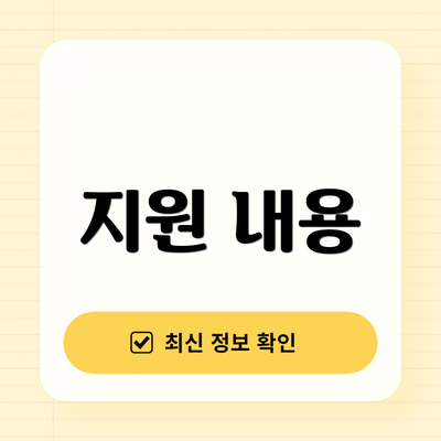 지원 내용