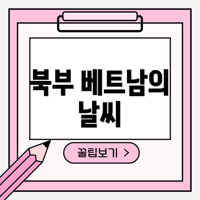 북부 베트남의 날씨