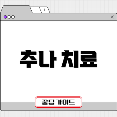 추나 치료
