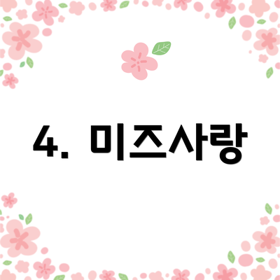 4. 미즈사랑